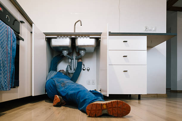 Professional Leak Detection technician working in Middleton, WI